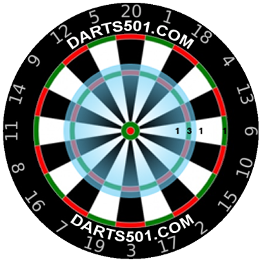Darts501 180 Dartboard
